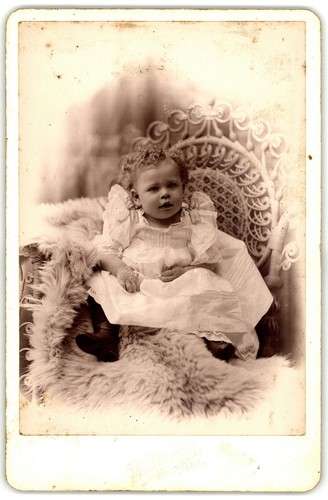 Cabinet card circa 1890s - card, a