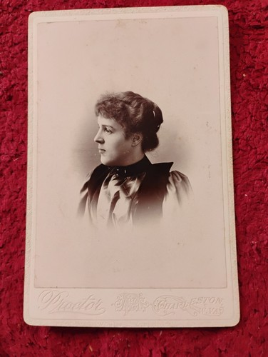 Cabinet card gibson girl - card,