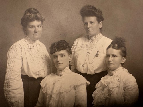 Antique edwardian gibson - edwardian, girls