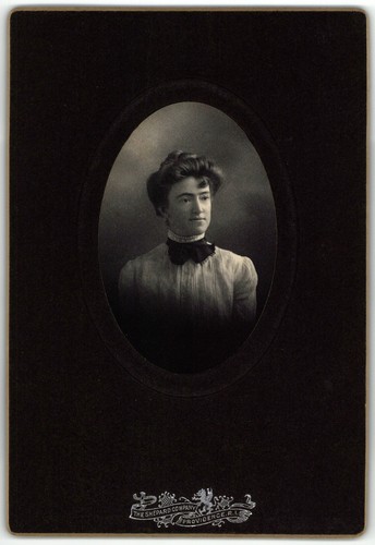 Antique cabinet card - card, circa