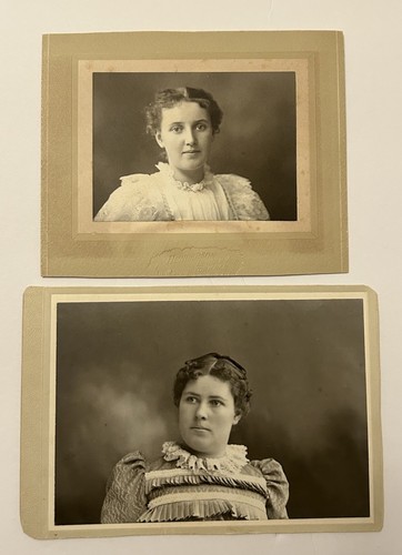 1890s cabinet cards lot york - lot,