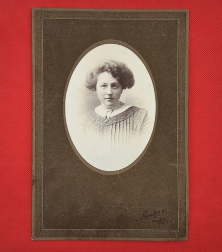 Cabinet card photo bertelli - cabinet, &