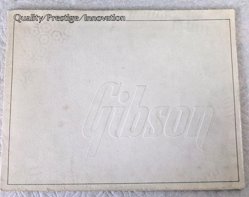 1978 gibson catalog new from - 1978,