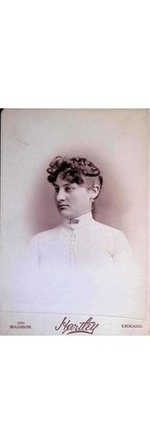 1890s gibson girl cabinet card - girl,