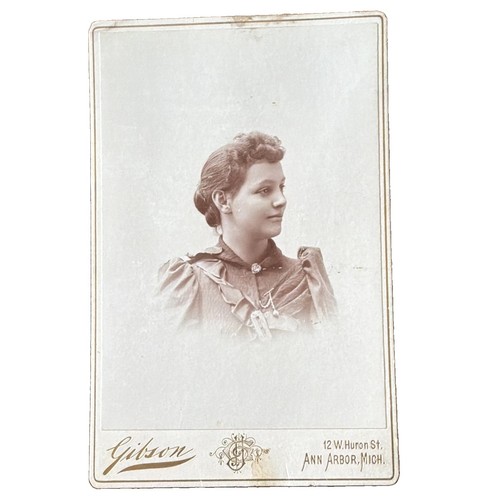 Antique victorian cabinet card - cabinet,