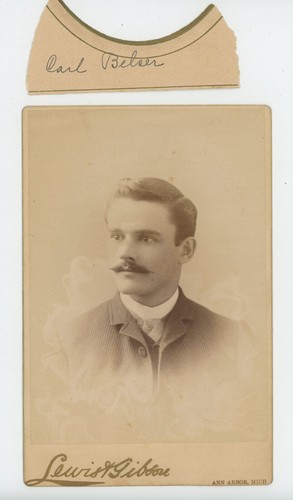 Vintage cabinet card prof - cabinet,