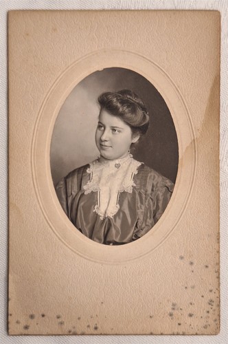 Antique cabinet card beautiful - antique,
