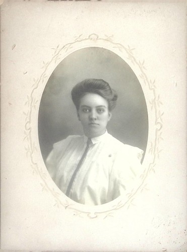 Antique cabinet card - cabinet, photo