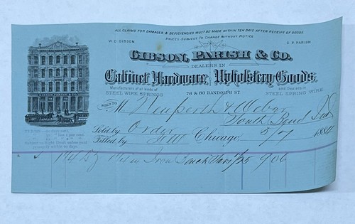1884 gibson parish co - parish, &