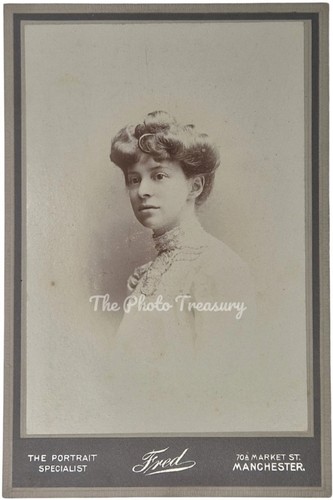 Cabinet card edwardian lady - cabinet,