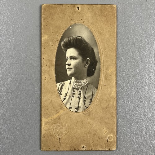 Antique cabinet card photo - antique,