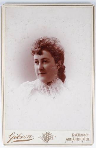Antique cabinet card gibson - antique,