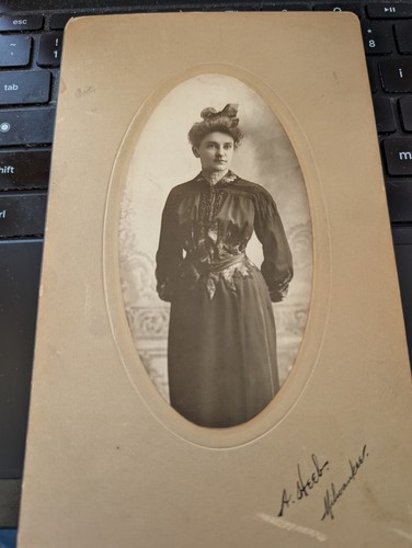 1900 cabinet card sepia - 1900,