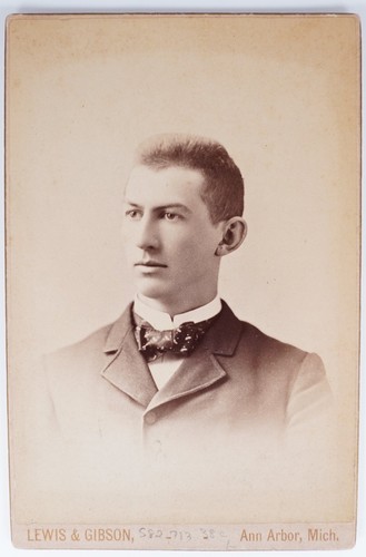 Antique cabinet card lewis - antique,